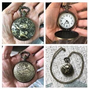 COPY - New Lilo and Stitch pocket watch.  Other themes Available